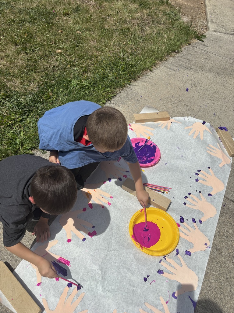 Painting flowers