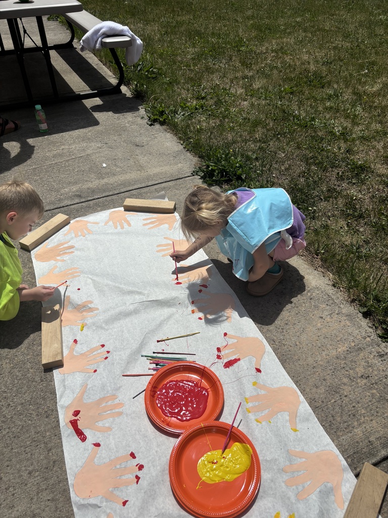 Painting flowers