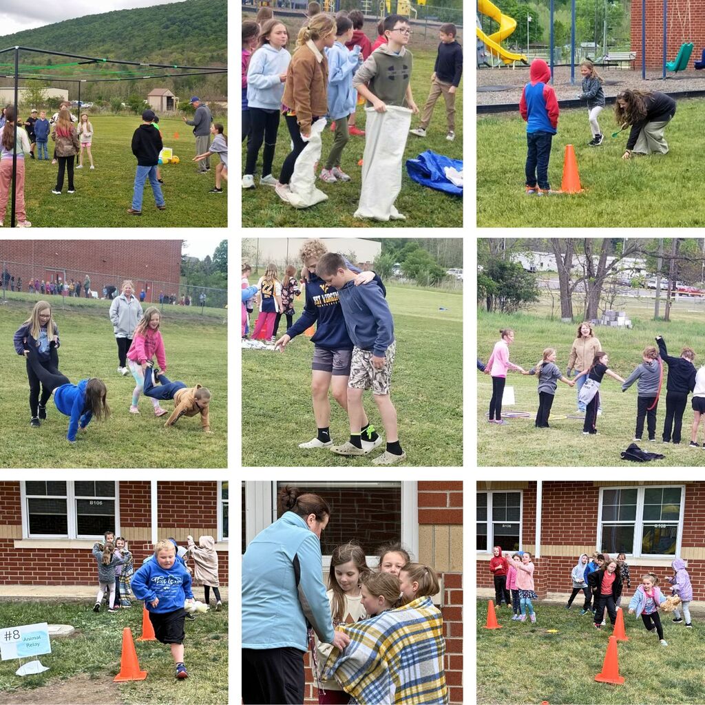 Collage of Pictures from Field day