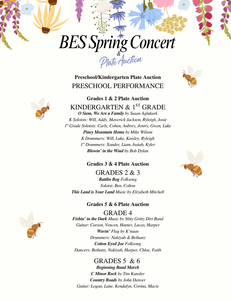 Spring Concert Program