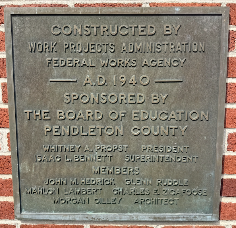 WPA Plaque