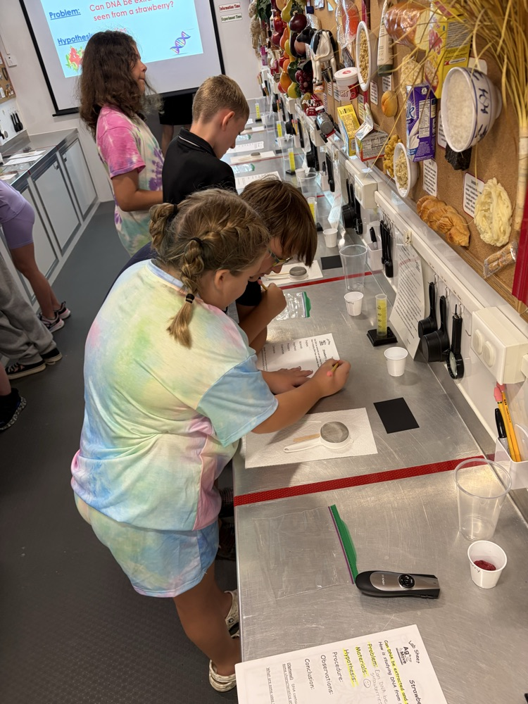 Students studying agriculture!