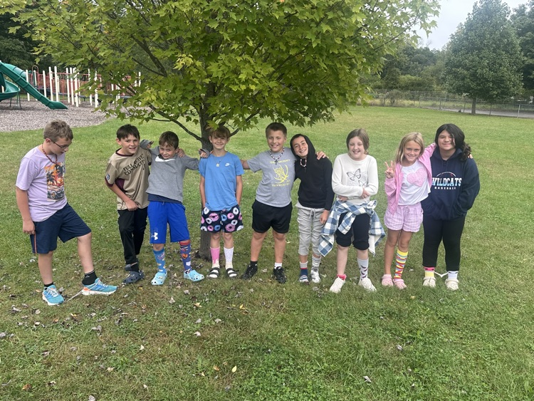 5th grade wacky sock day!