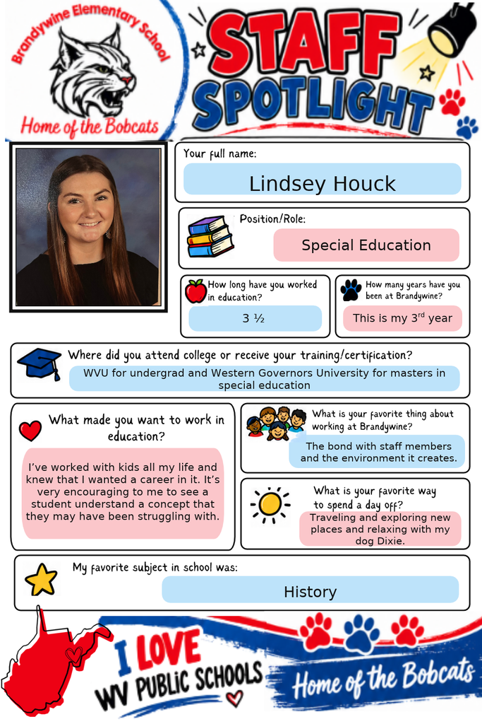 Staff Spotlight Mrs. Houck
