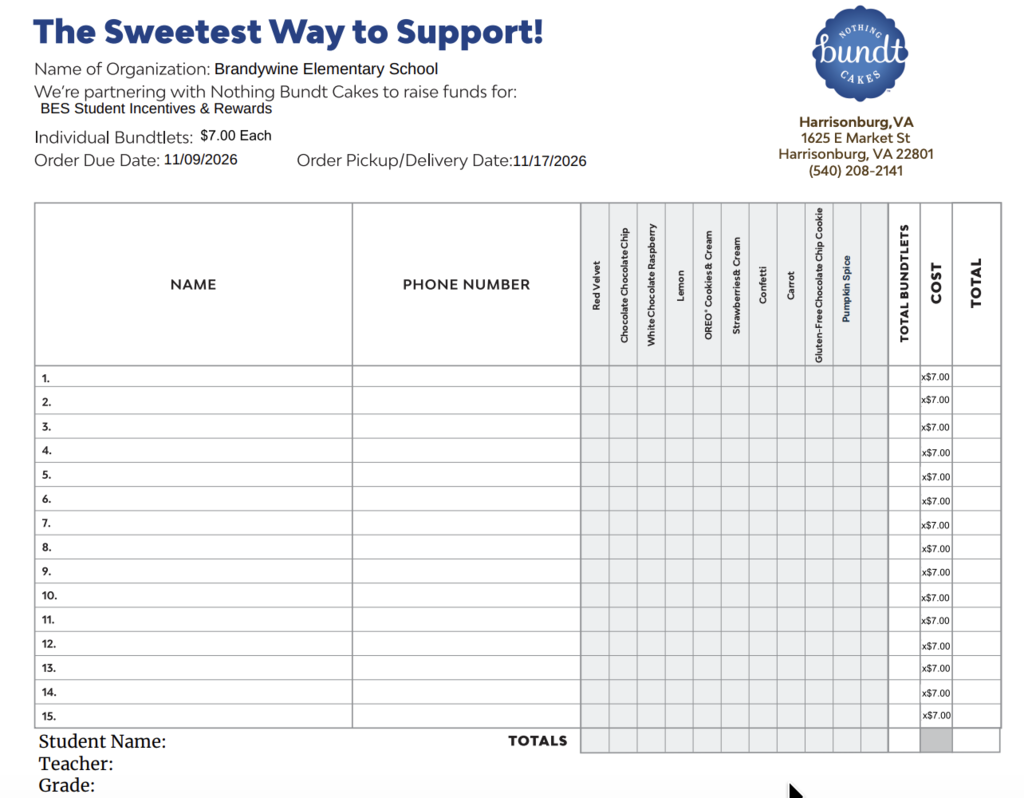 Order Form