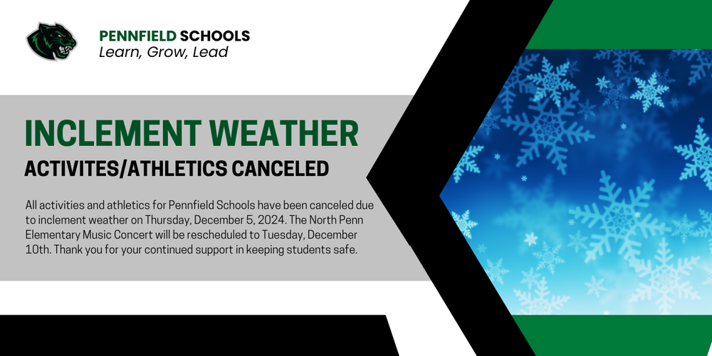Inclement Weather - Activities/Athletics Canceled (12/5/24)
