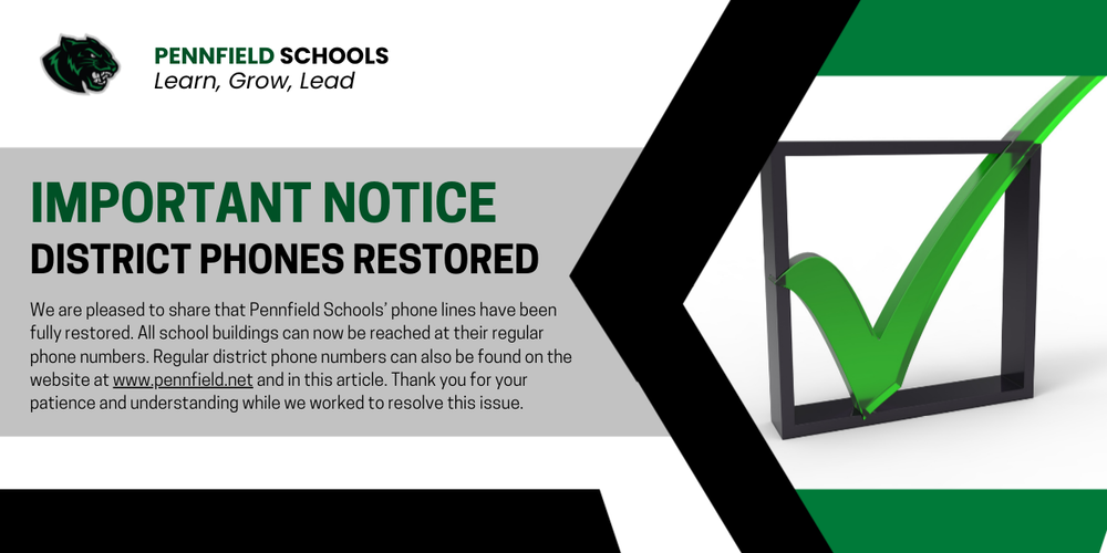 Important Notice: District Phone Lines Restored (8/26/25)