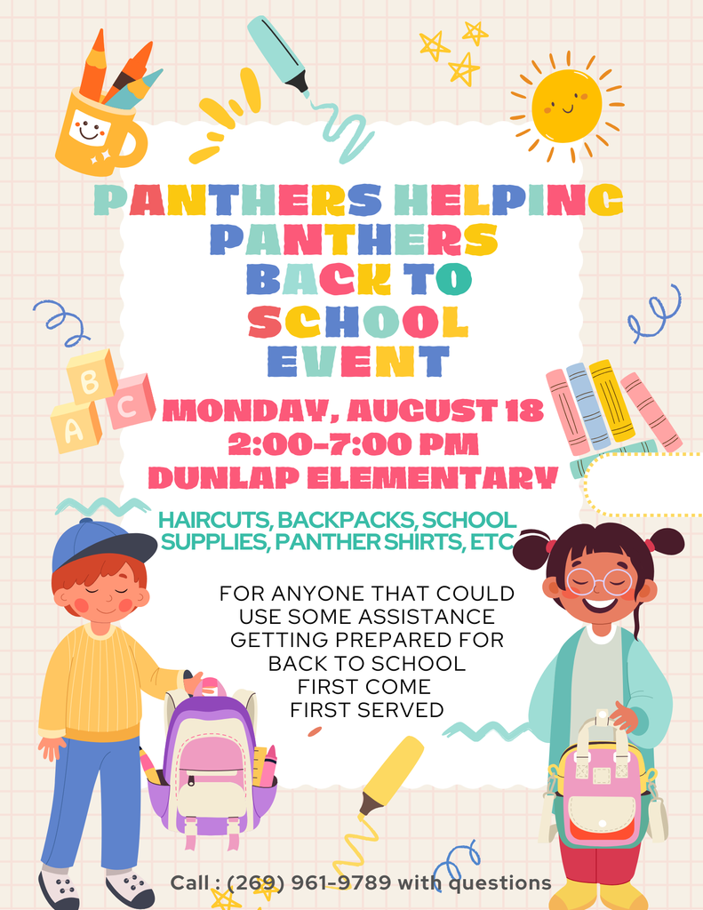 Panthers Helping Panthers Back to School Event