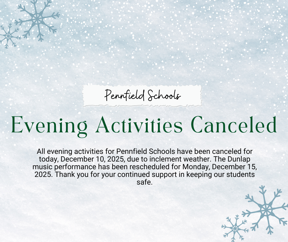 Evening Activities Canceled