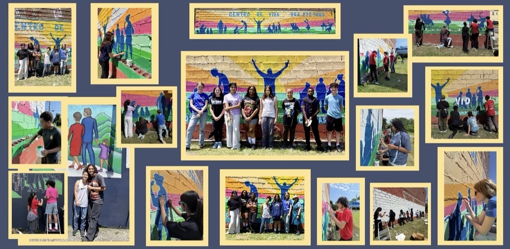 Penns Grove Middle School Gifted and Talented Students Mural Projects