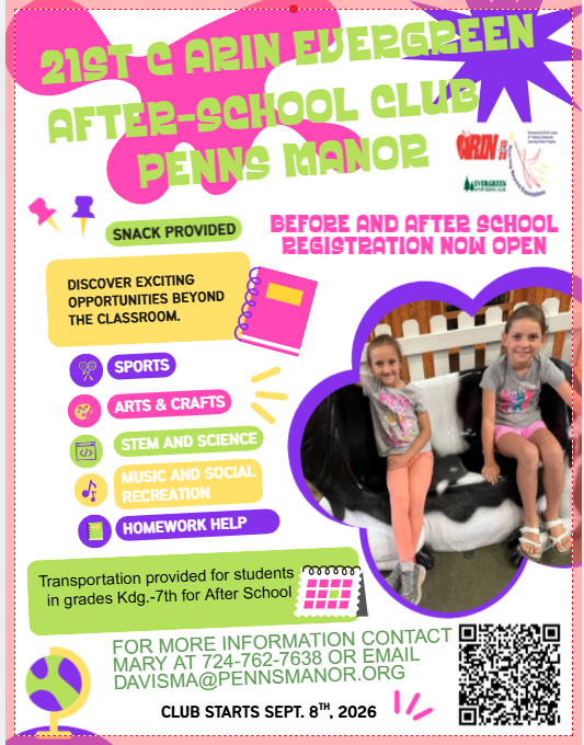 ARIN Before and After School Club Flyer