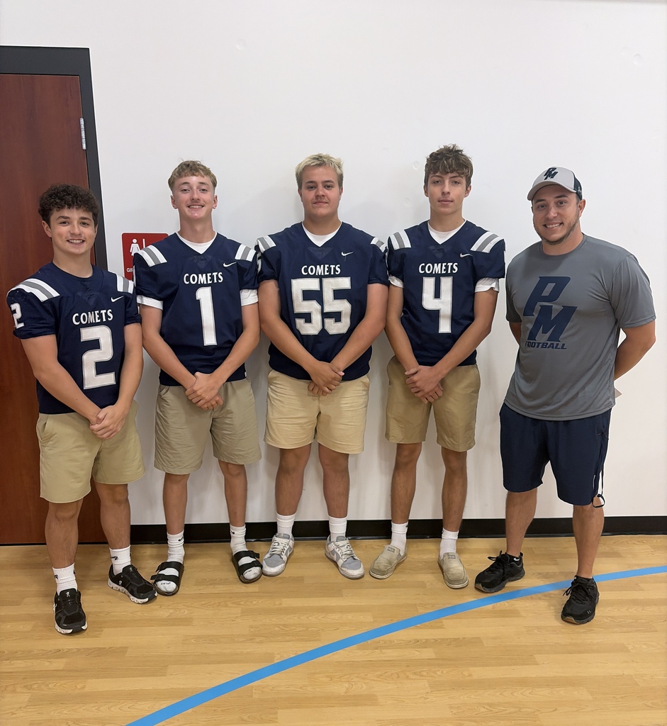 Media Day Football Players and Coach