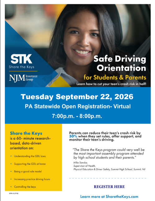 Safe Driving Orientation