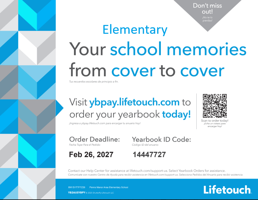 Yearbook Update