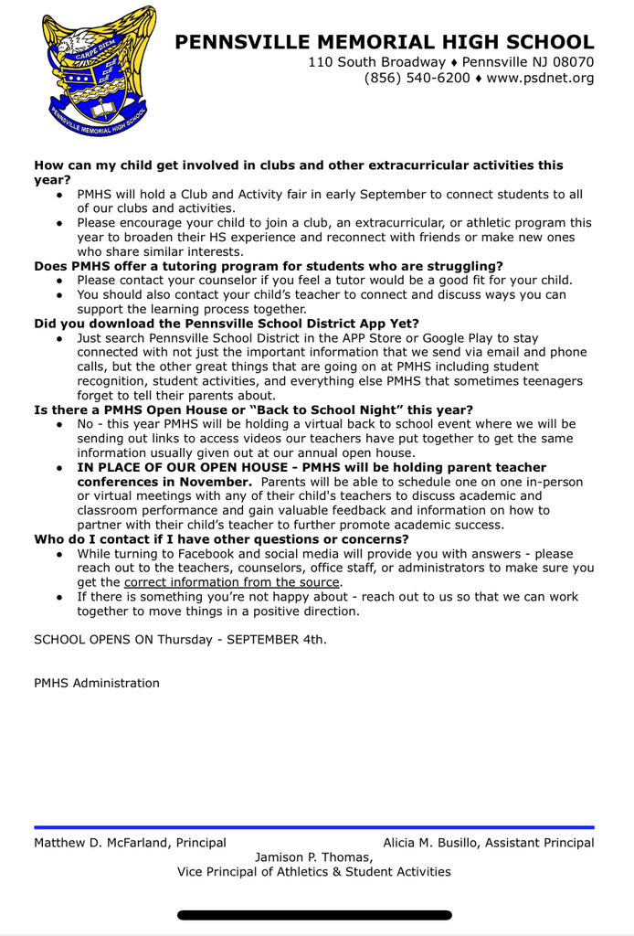 faq opening day info