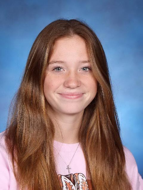 Student of the Month Kylie Harris