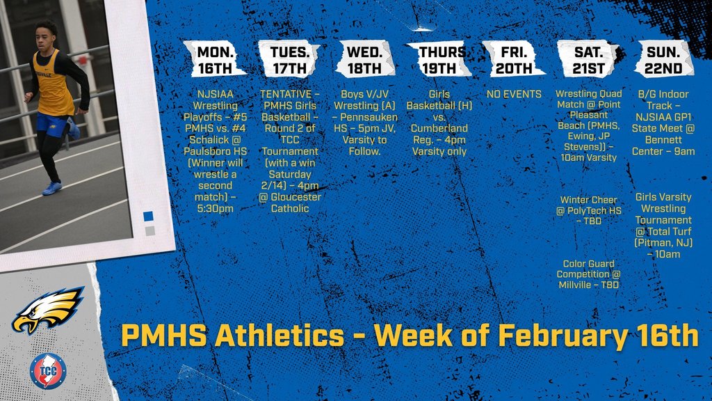 Go to www.gobound.com/nj/schools/pennsvillememorialhs for complete schedules.