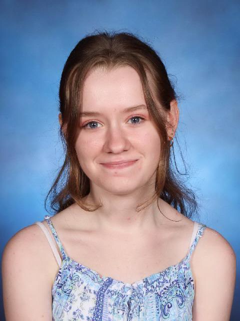 Student of the Month Sabrina Chamberlain