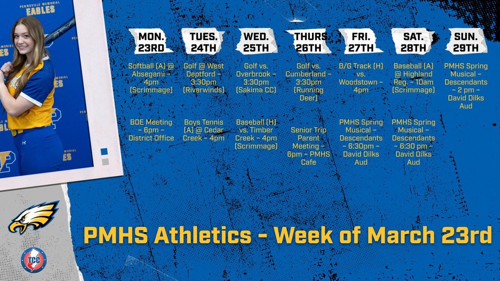 Go to www.gobound.com/nj/schools/pennsvillememorialhs for complete schedules.