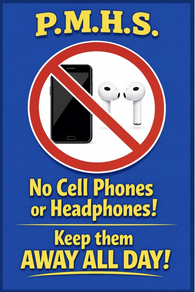 no cell phone poster