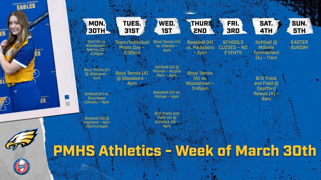 Go to www.gobound.com/nj/schools/pennsvillememorialhs for complete schedules.