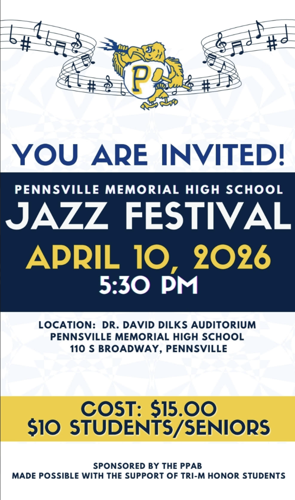 PMHS Jazz Festival - 4/10/2026 in the David Dilks Aud - 5:30pm