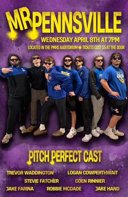 Mr. Pennsville 2026 - 4/8/26 at 7pm in the HS Auditorium