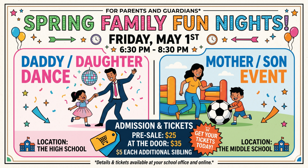 Daddy Daughter Mother Son Event