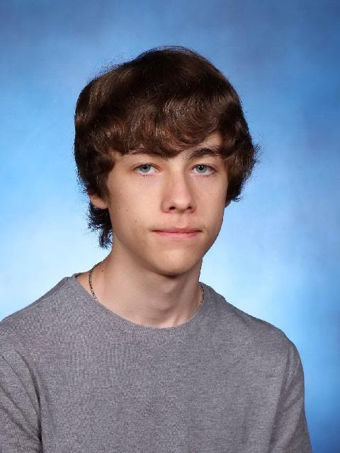 Student of the month Sawyer Humphreys