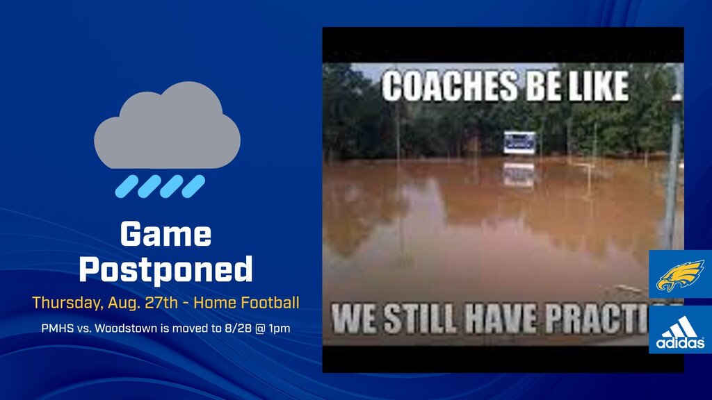 Tonights game postponed.