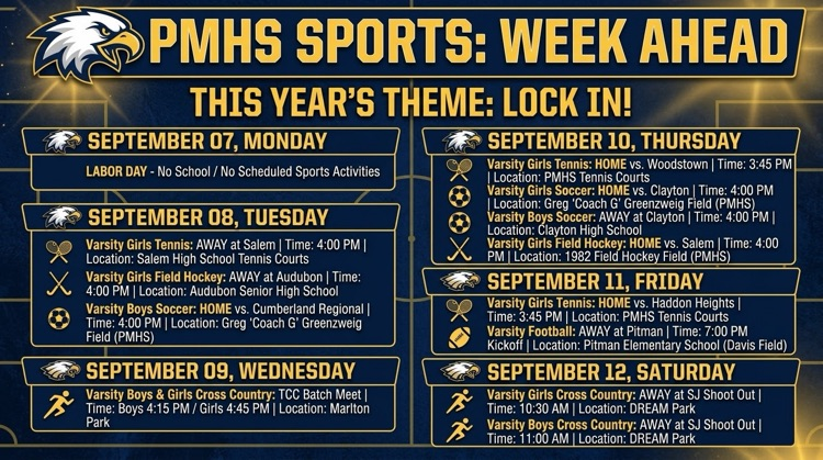 Weekly schedule
