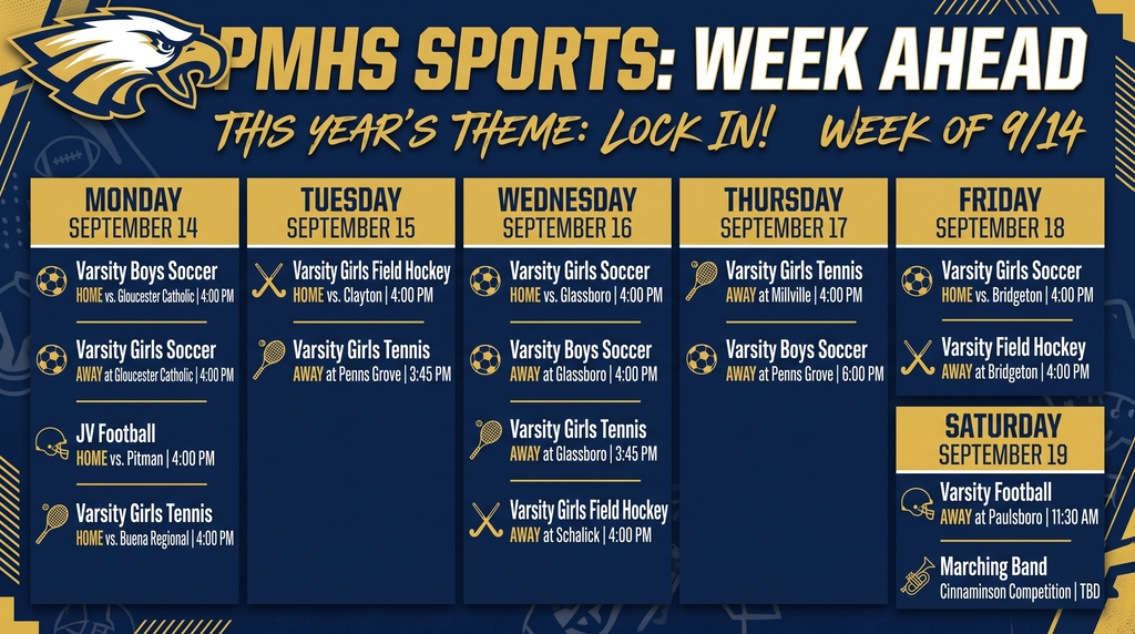 Weekly schedule