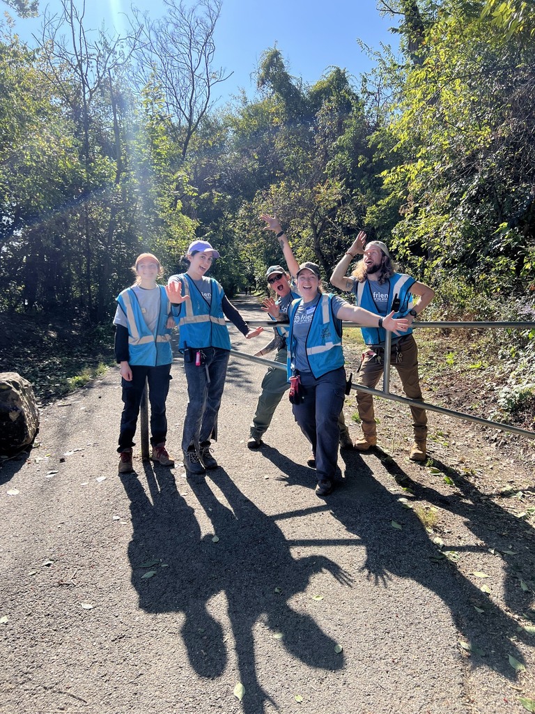 Members at Trail Clean Up