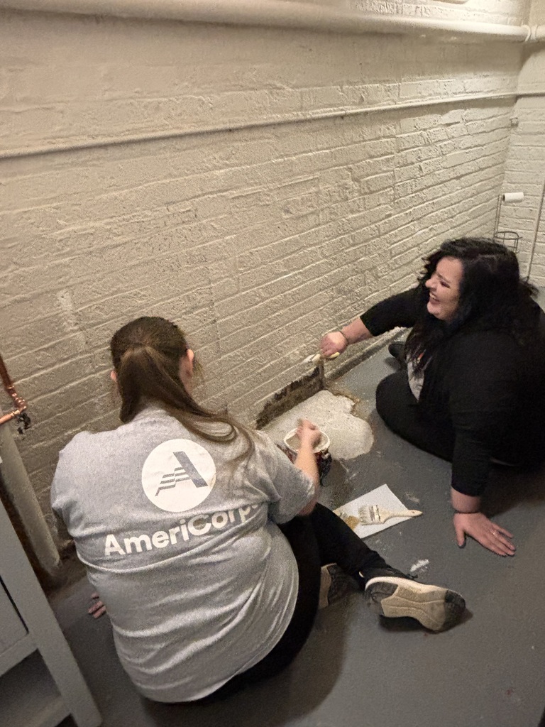 Members painting at CCBP