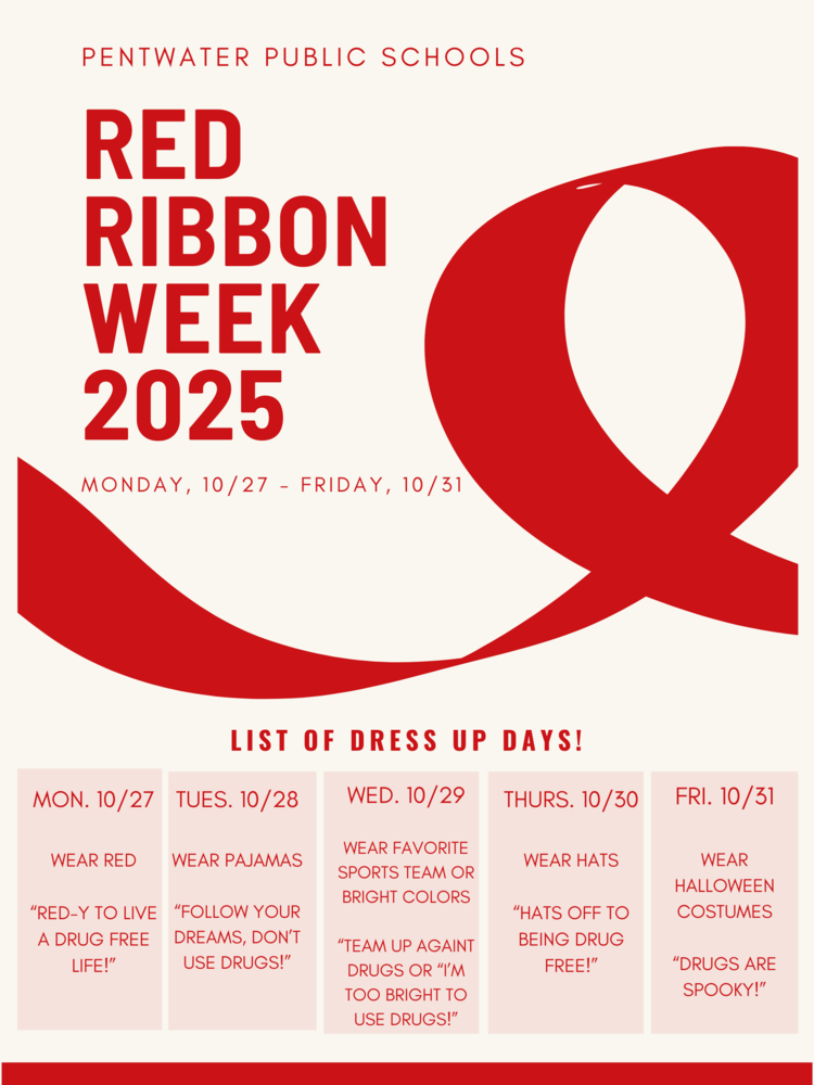 Red Ribbon Week 2025 Dress Up Day Schedule!