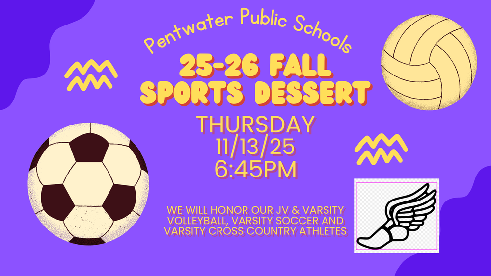 Fall Sports Dessert: 11/13/25 6:45pm