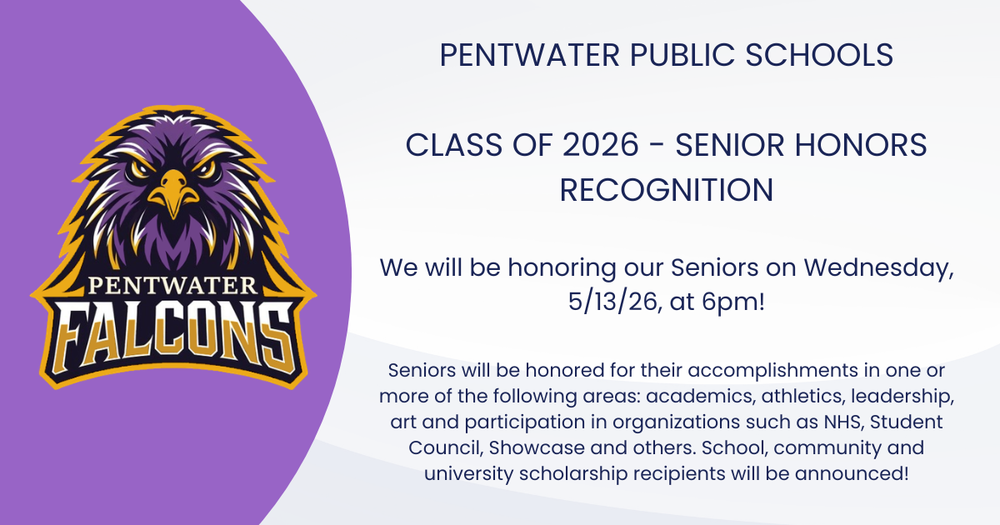 Class of 2026 Senior Honors Recognition Night - 5/13/26 6pm