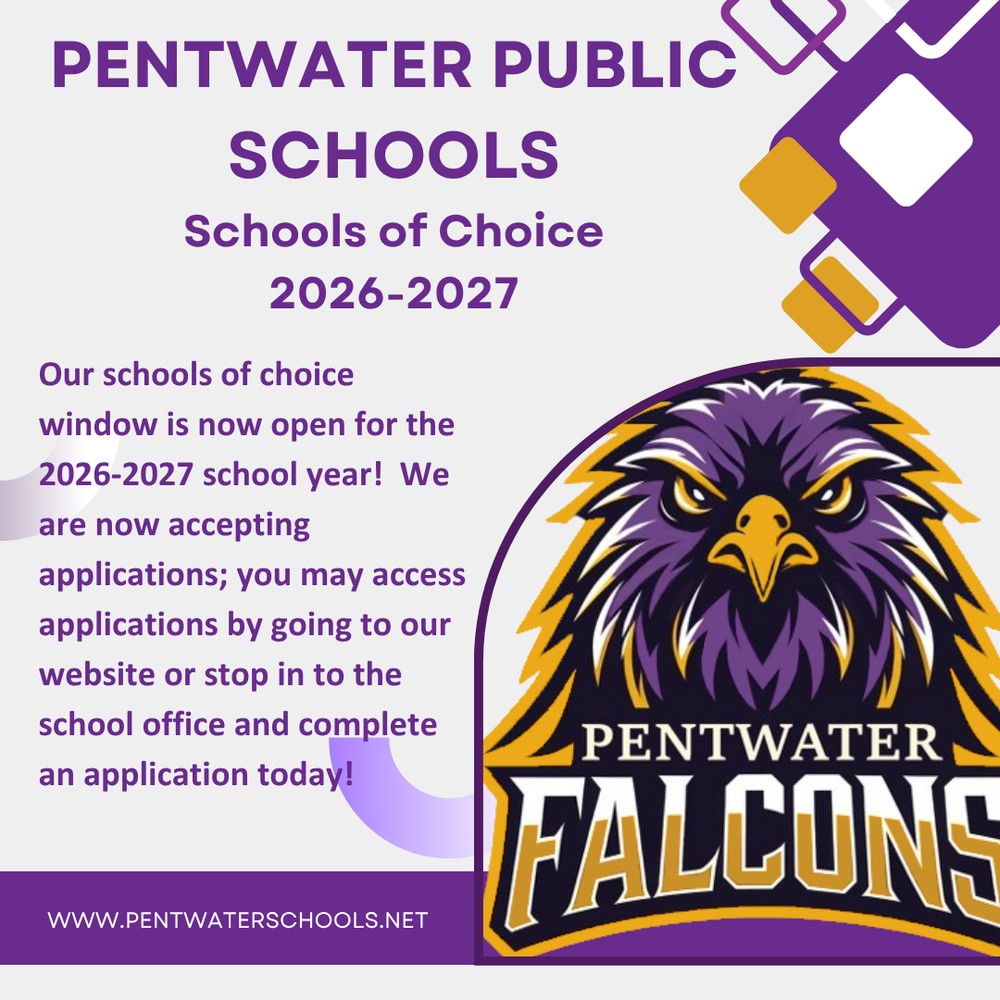 Schools of Choice Window Open:  2026-2027 School Year