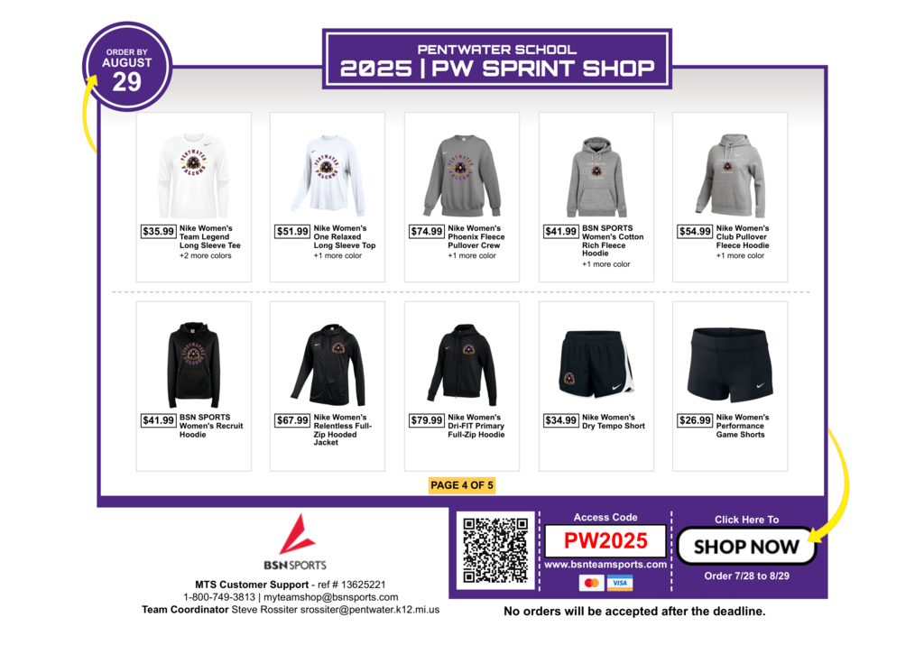 Pentwater Falcons BSN Flyer Page 4