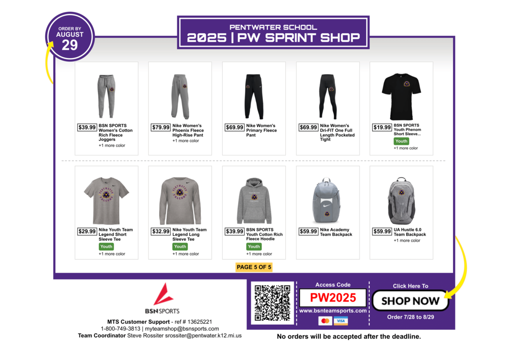 Pentwater Falcons BSN Flyer Page 5