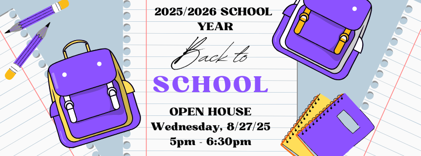 2025/2026 Open House Reminder