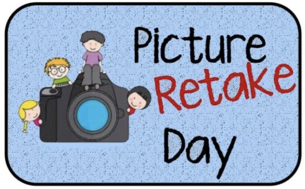 School picture retake day reminder!