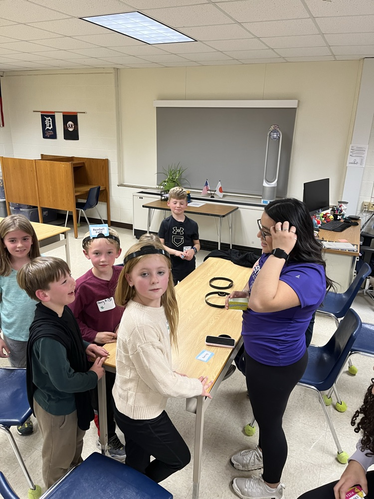 students playing board games