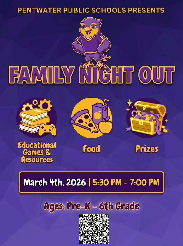 Pentwater Family Fun Night, Wednesday, March 4th from 5:30-7:00pm