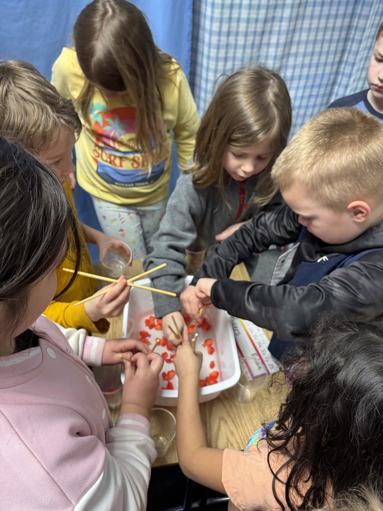 Pentwater Elementary students enjoy presentations from interpreters from Michigan Department of Natural Resources.