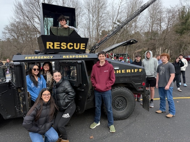 Pentwater students and staff enjoyed listening to local superheroes  explain some of the work they do and showed some of their equipment, too.