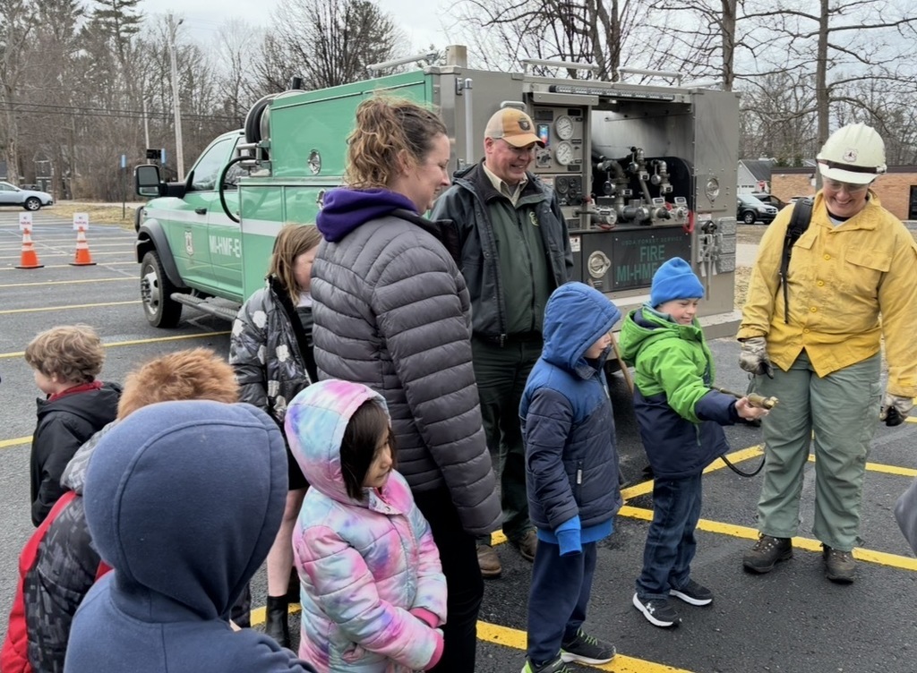 Pentwater students and staff enjoyed listening to local superheroes  explain some of the work they do and showed some of their equipment, too.