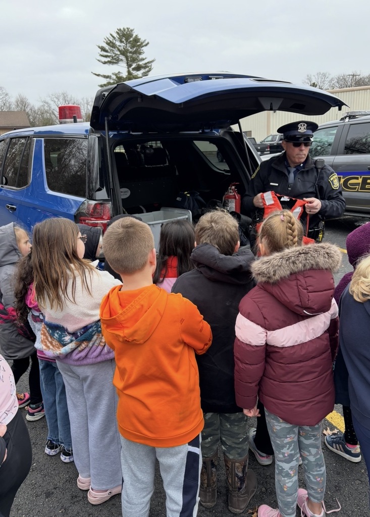 Pentwater students and staff enjoyed listening to local superheroes  explain some of the work they do and showed some of their equipment, too.