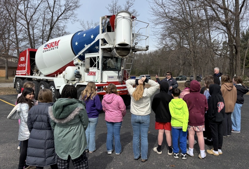Pentwater Elementary students enjoyed learning from local superheroes who feed and build our community.