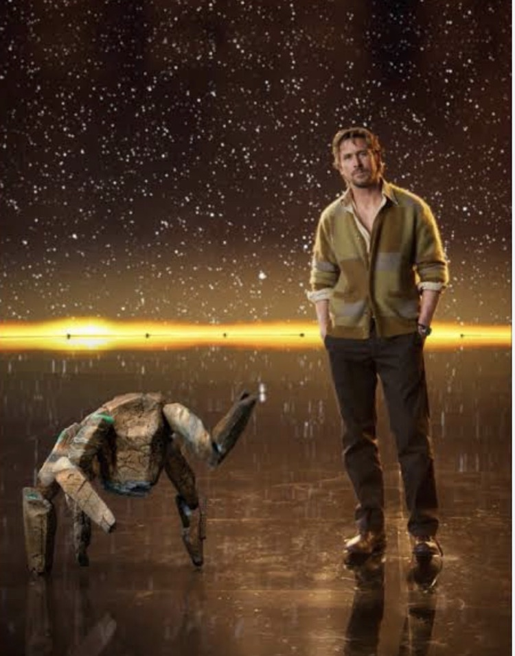 STEM and Integrated World Studies students went to Muskegon today to view the film, "Project Hail Mary."